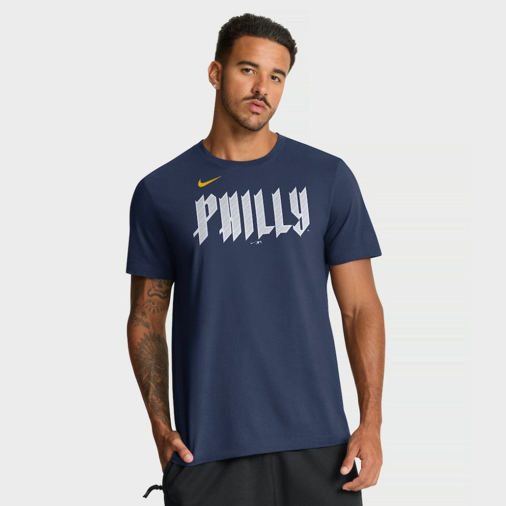 Navy Philadelphia Phillies Nike City Connect Large Logo T-Shirt