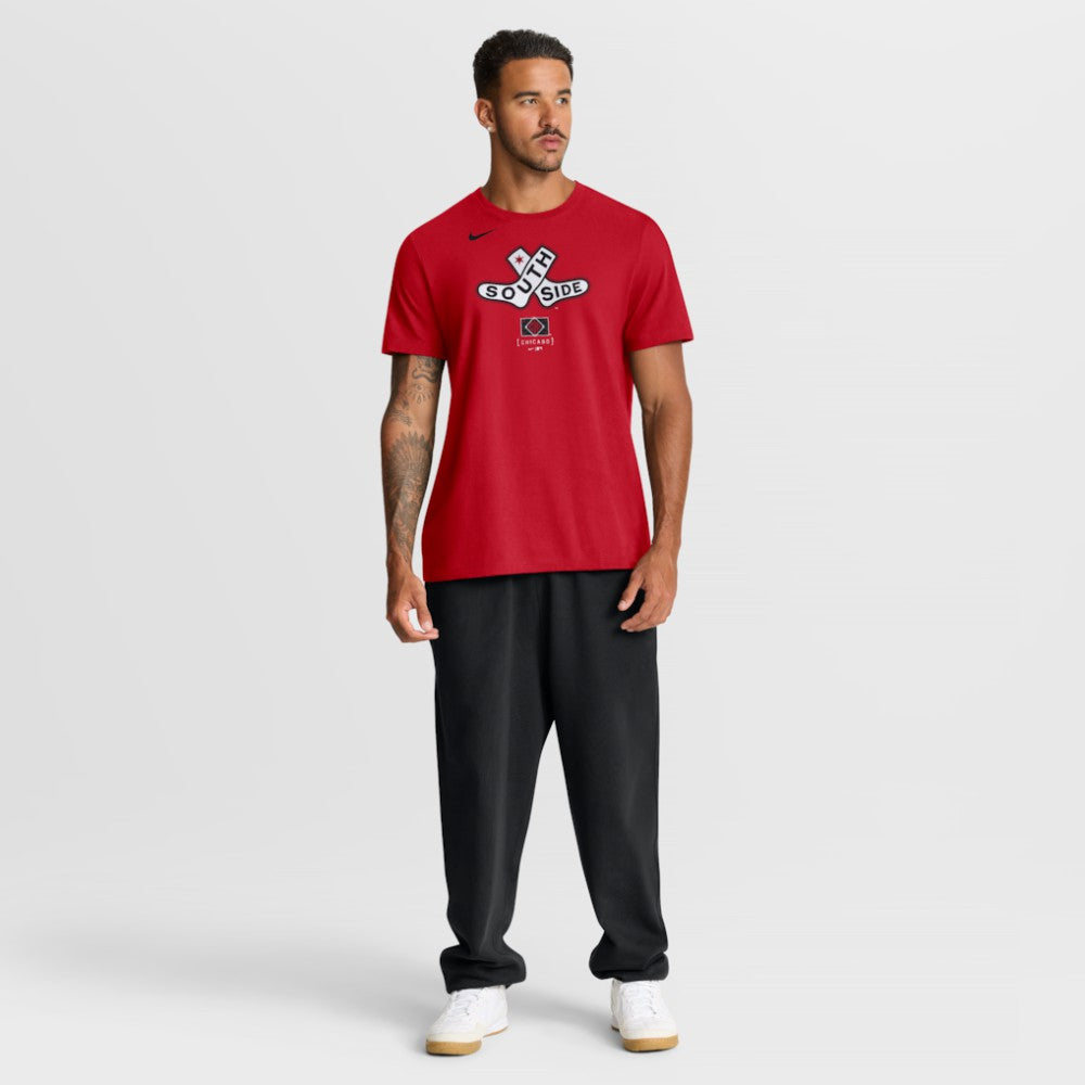 Red Chicago White Sox Nike City Connect Large Logo T-Shirt