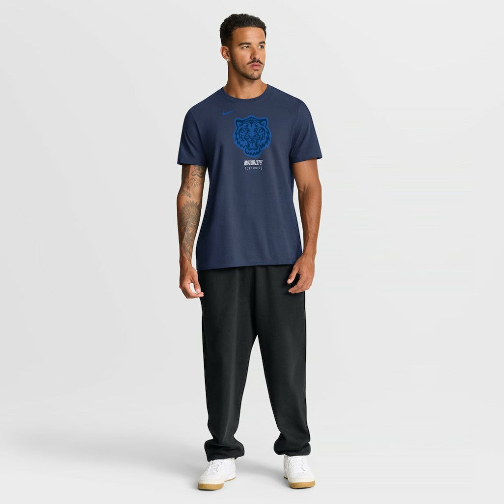 Navy Detroit Tigers Nike City Connect Wordmark T-Shirt