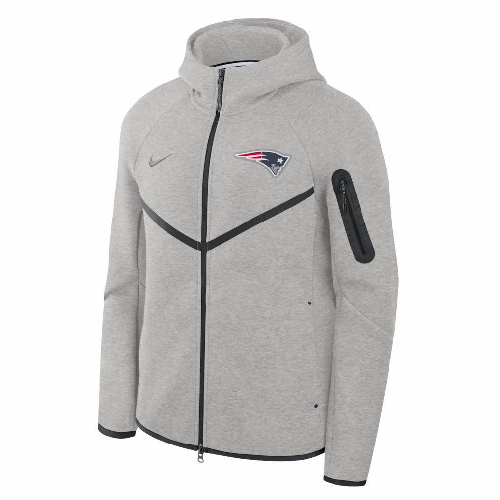 Tech Fleece Raglan Full-Zip Windrunner Hoodie - New England Patriots Hoodies