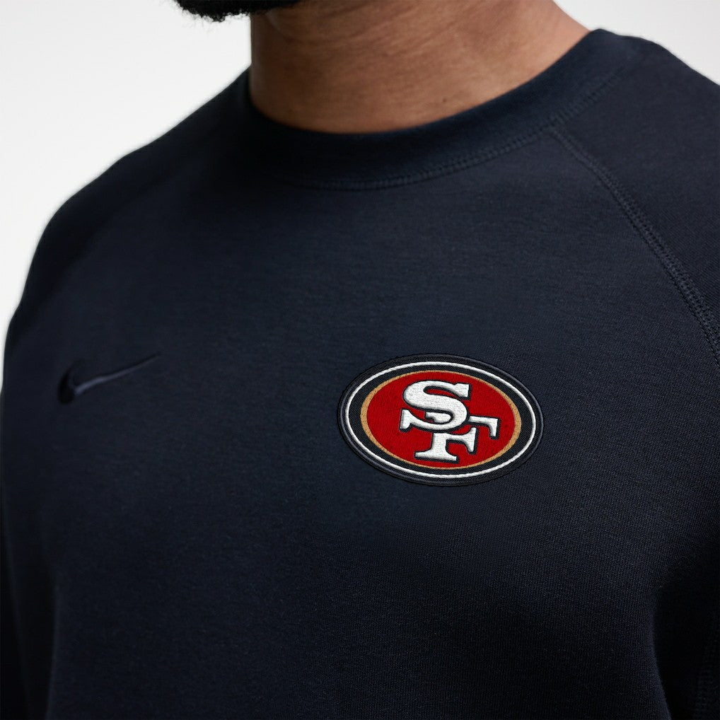 Tech Fleece Raglan Sweatshirt - San Francisco 49ers Sweatshirts