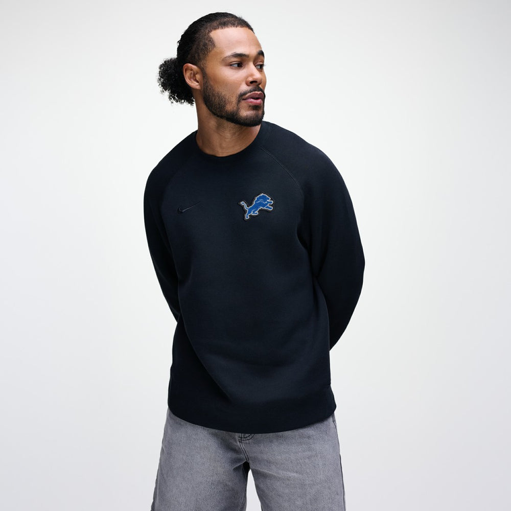Tech Fleece Raglan Sweatshirt - Detroit Lions Sweatshirts