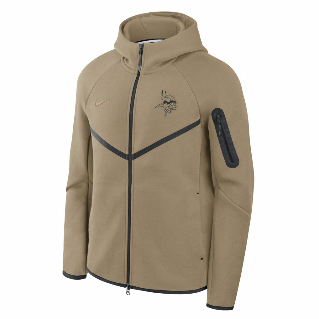 Tech Fleece Raglan Full-Zip Windrunner Hoodie - Minnesota Vikings Hoodies