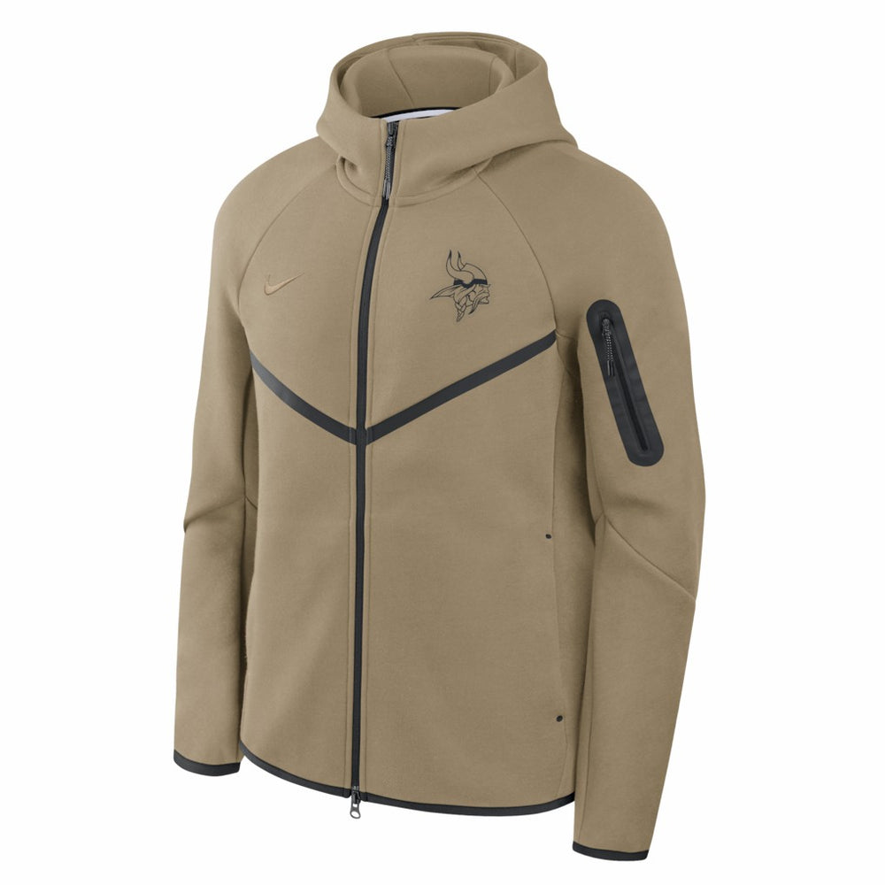 Tech Fleece Raglan Full-Zip Windrunner Hoodie - Minnesota Vikings Hoodies
