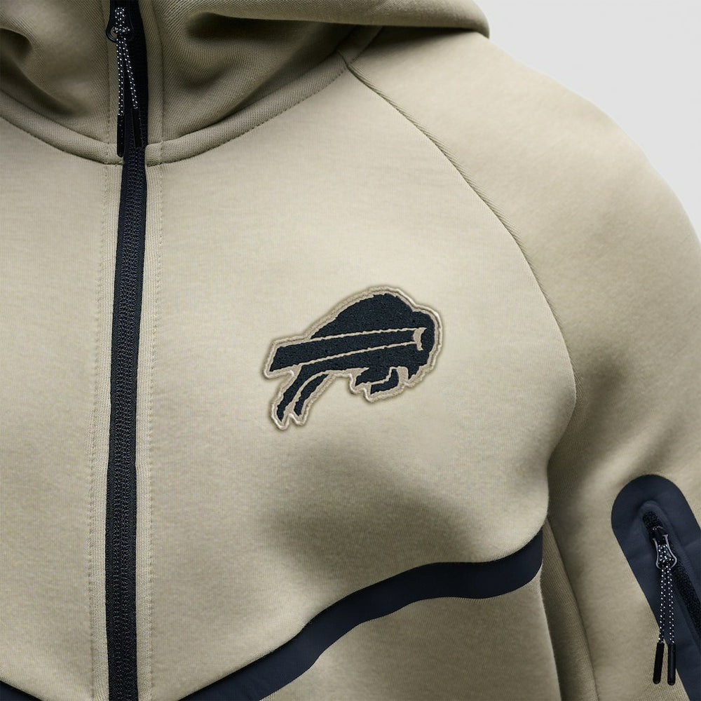 Tech Fleece Raglan Full-Zip Windrunner Hoodie - Buffalo Bills Hoodies