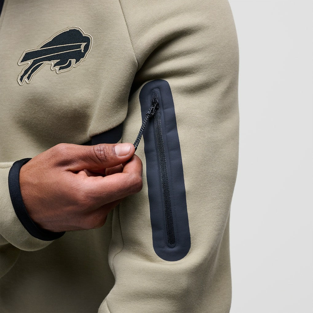 Tech Fleece Raglan Full-Zip Windrunner Hoodie - Buffalo Bills Hoodies
