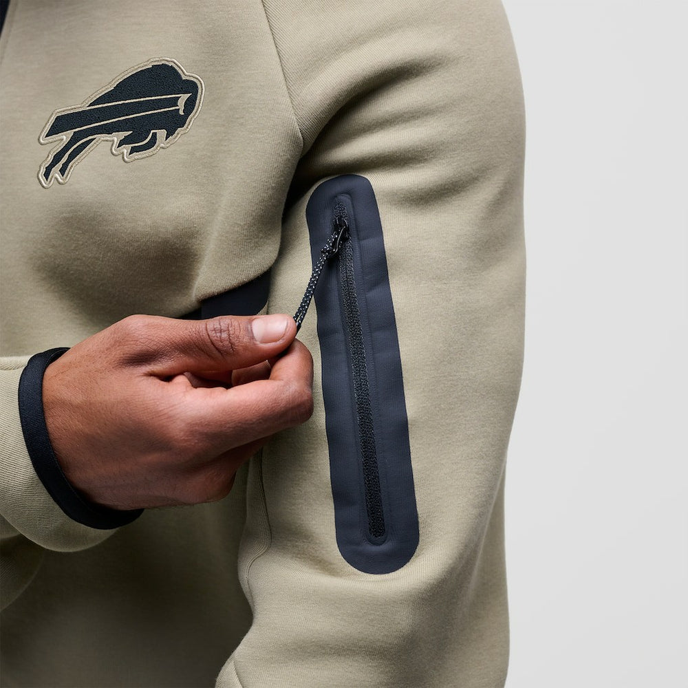 Tech Fleece Raglan Full-Zip Windrunner Hoodie - Buffalo Bills Hoodies