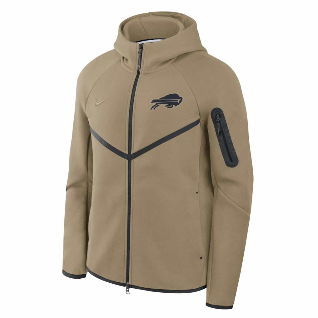 Tech Fleece Raglan Full-Zip Windrunner Hoodie - Buffalo Bills Hoodies