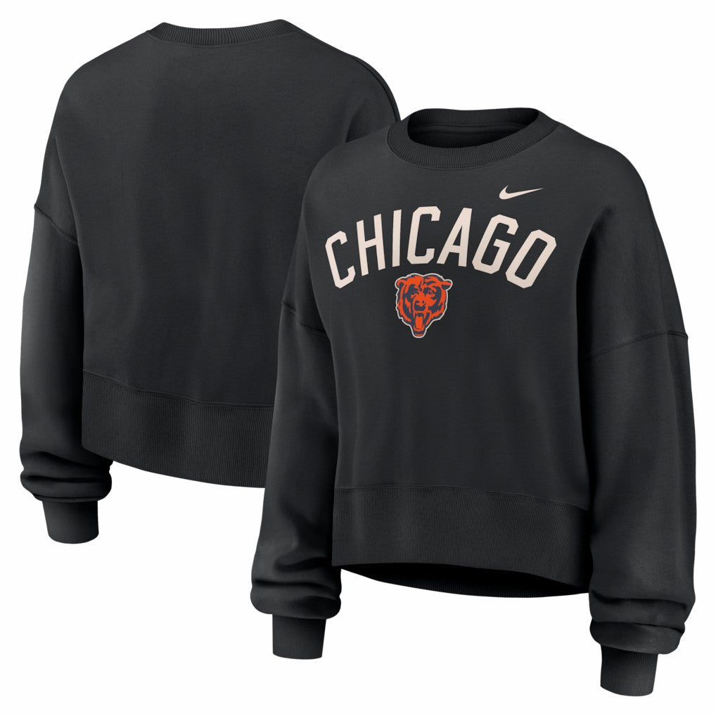 Women's Oversized High Hip Legacy Arch Phoenix Fleece Sweatshirt - Chicago Bears Sweatshirts