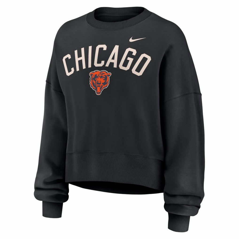 Women's Oversized High Hip Legacy Arch Phoenix Fleece Sweatshirt - Chicago Bears Sweatshirts