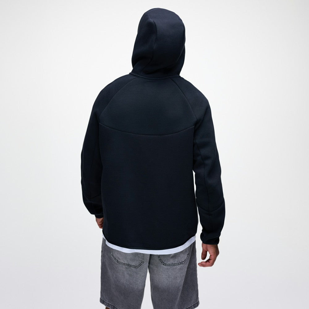 Black Los Angeles Dodgers Nike Tech Fleece Raglan Full-Zip Windrunner Hoodie