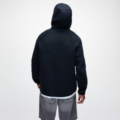 Black Los Angeles Dodgers Nike Tech Fleece Raglan Full-Zip Windrunner Hoodie