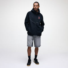 Black Boston Red Sox Nike Tech Fleece Raglan Full-Zip Windrunner Hoodie
