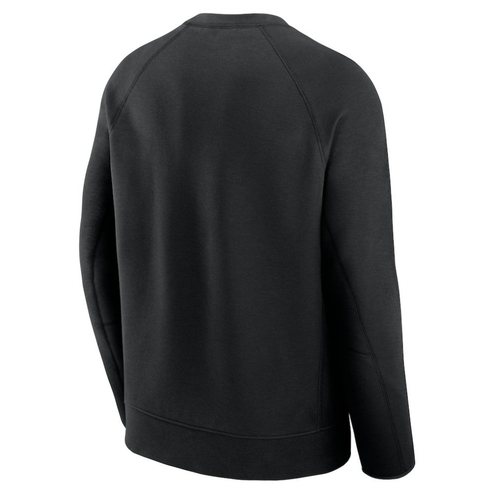 Black San Francisco Giants Nike Tech Fleece Raglan Sweatshirt