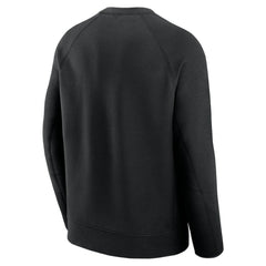 Black San Francisco Giants Nike Tech Fleece Raglan Sweatshirt