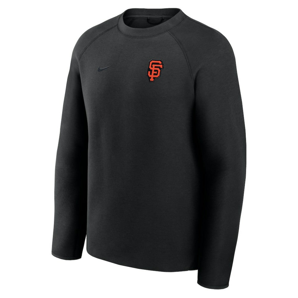 Black San Francisco Giants Nike Tech Fleece Raglan Sweatshirt
