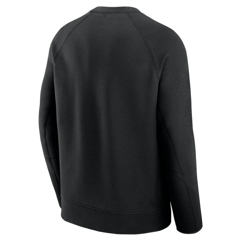 Black San Francisco Giants Nike Tech Fleece Raglan Sweatshirt