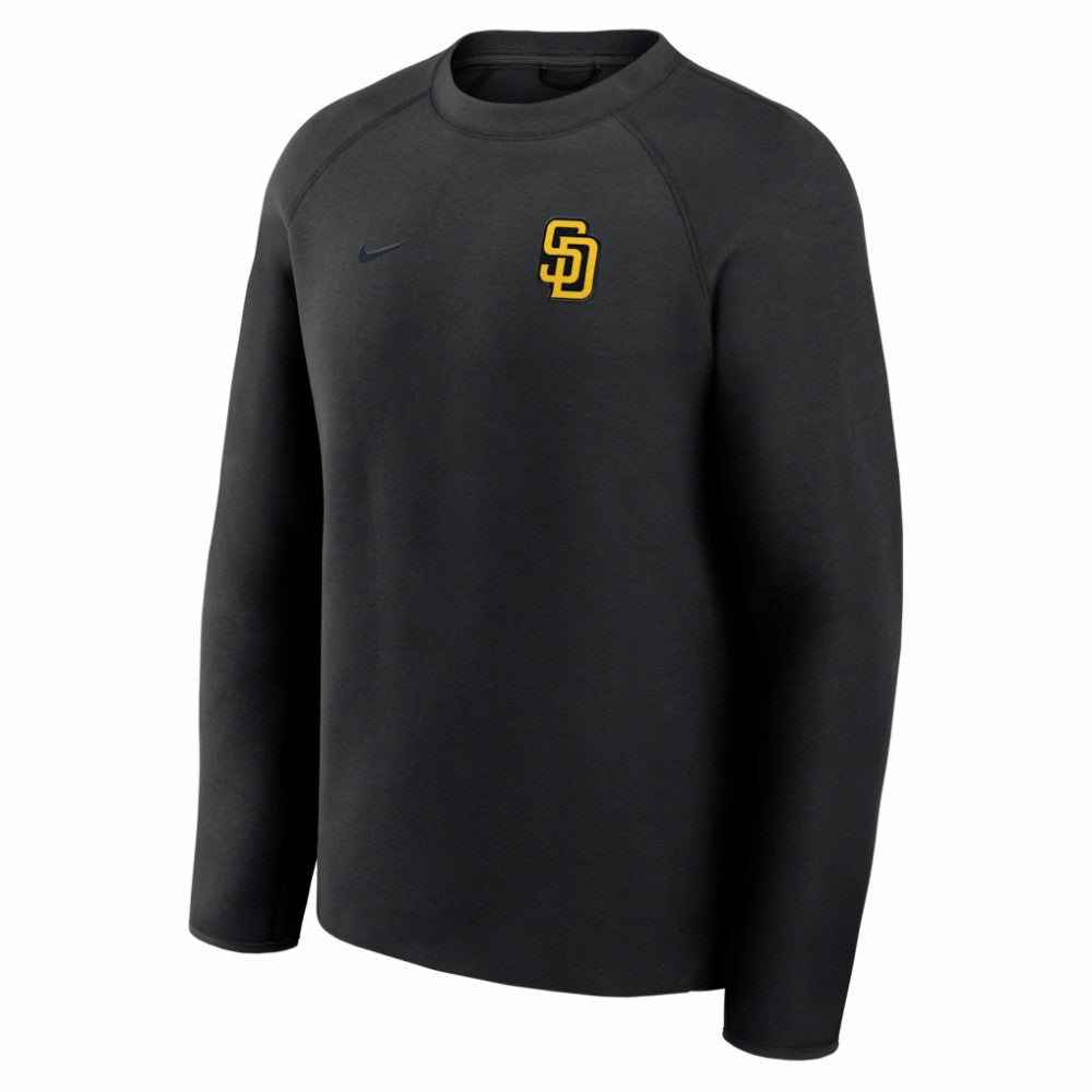 Black San Diego Padres Nike Tech Fleece Raglan Sweatshirt