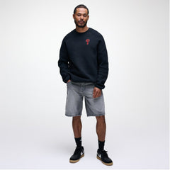 Black Philadelphia Phillies Nike Tech Fleece Raglan Sweatshirt