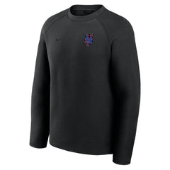 Black New York Mets Nike Tech Fleece Raglan Sweatshirt