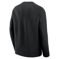 Black New York Mets Nike Tech Fleece Raglan Sweatshirt