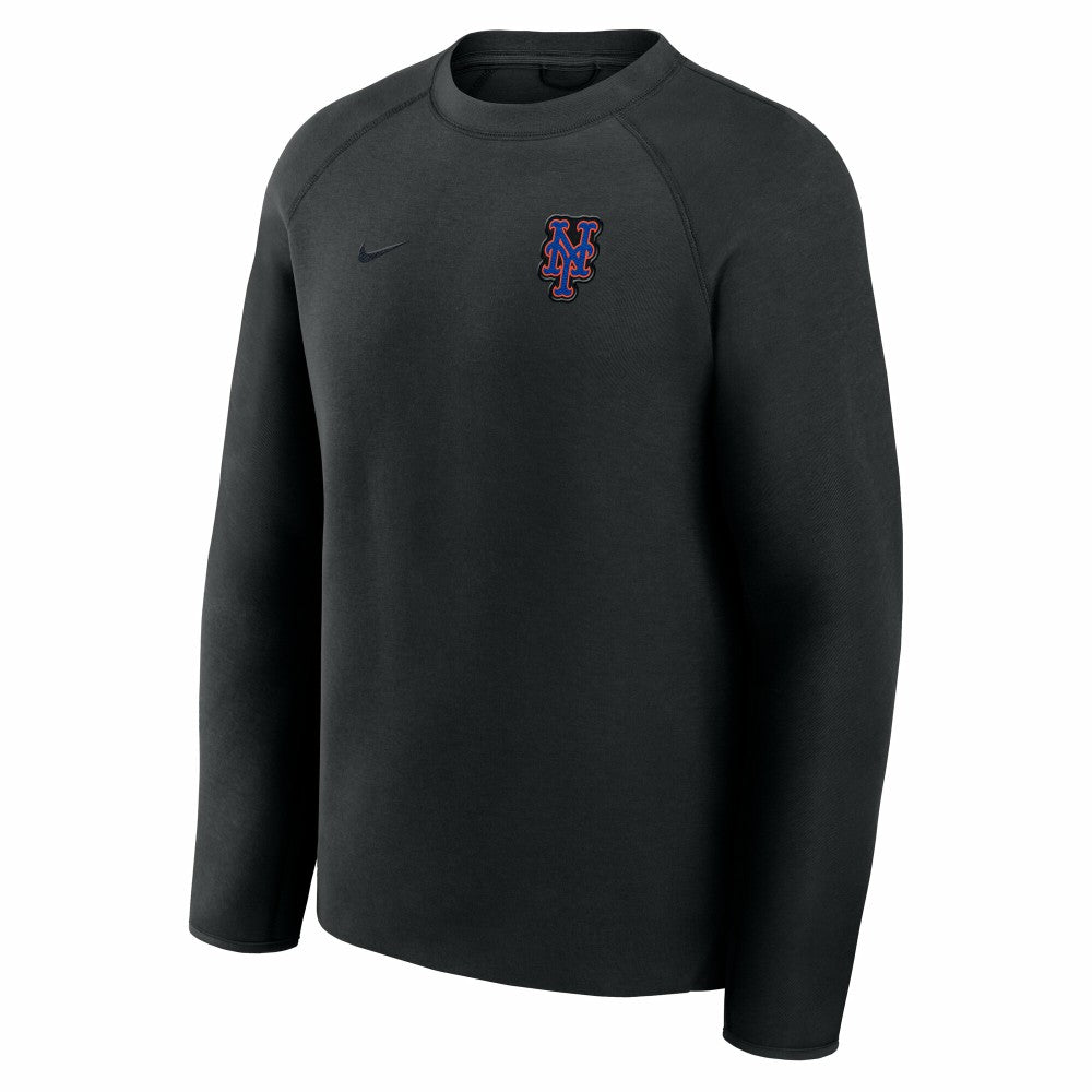 Black New York Mets Nike Tech Fleece Raglan Sweatshirt
