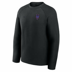 Black New York Mets Nike Tech Fleece Raglan Sweatshirt