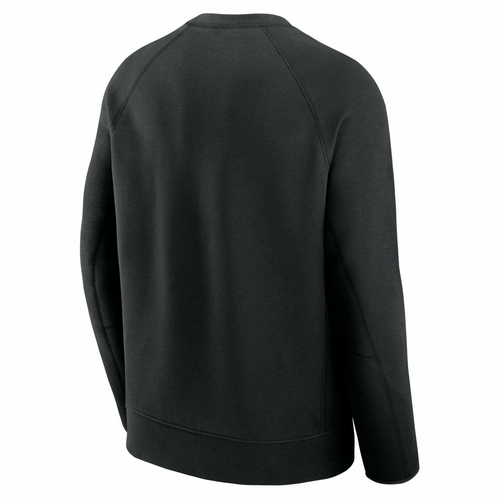 Black New York Mets Nike Tech Fleece Raglan Sweatshirt