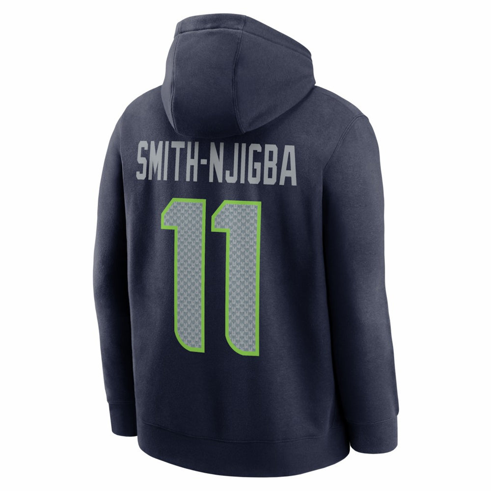 Jaxon Smith-Njigba  Name & Number Fleece Hoodie - Seattle Seahawks Hoodies