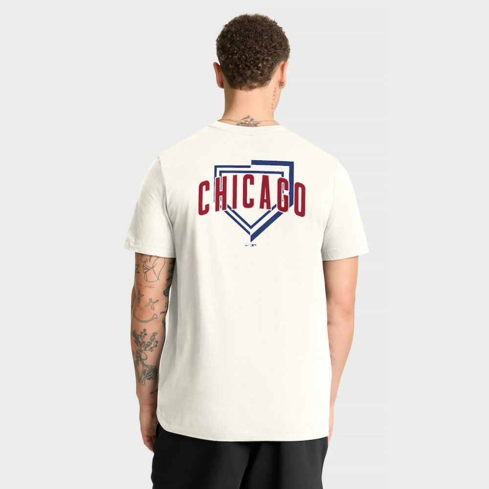 Cream Chicago Cubs Nike Primetime 2-Hit T-Shirt