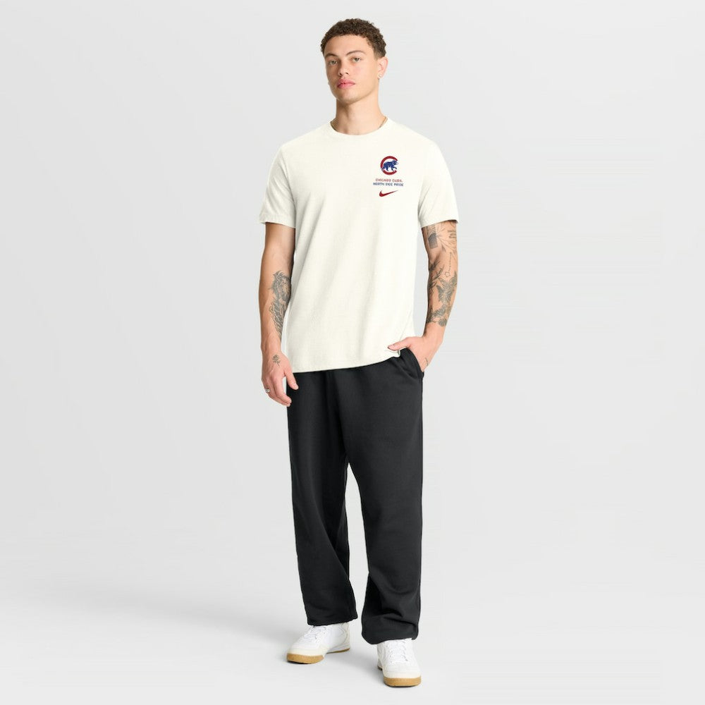 Cream Chicago Cubs Nike Primetime 2-Hit T-Shirt