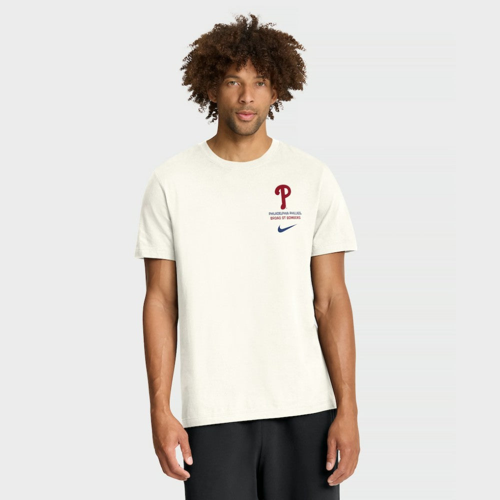 Cream Philadelphia Phillies Nike Primetime 2-Hit T-Shirt