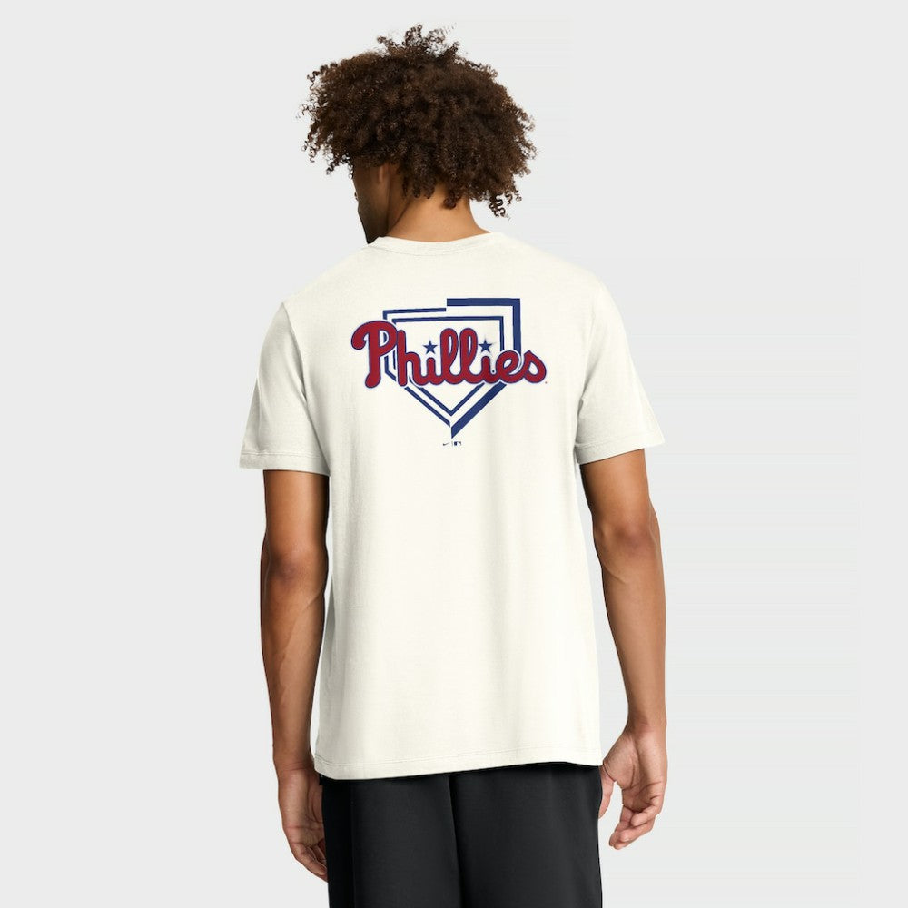 Cream Philadelphia Phillies Nike Primetime 2-Hit T-Shirt