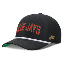 Black Toronto Blue Jays Nike Cooperstown Collection Rise Adjustable Hat
