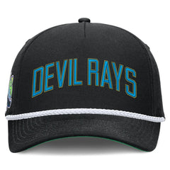 Black Tampa Bay Rays Nike Cooperstown Collection Rise Adjustable Hat