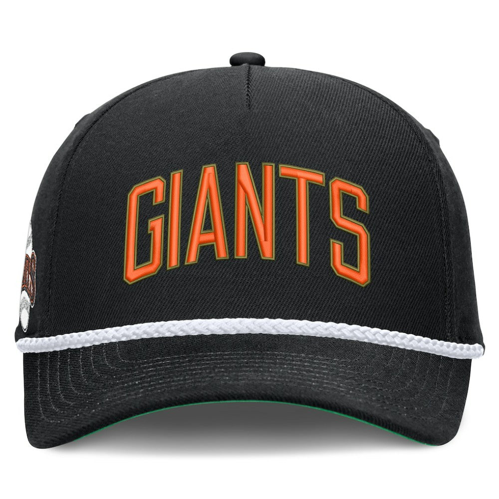 Black San Francisco Giants Nike Cooperstown Collection Rise Adjustable Hat