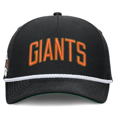 Black San Francisco Giants Nike Cooperstown Collection Rise Adjustable Hat