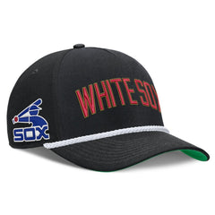 Black Chicago White Sox Nike Cooperstown Collection Rise Adjustable Hat