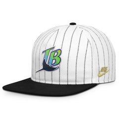 White/Black Tampa Bay Rays Nike Cooperstown Collection Pro Adjustable Hat