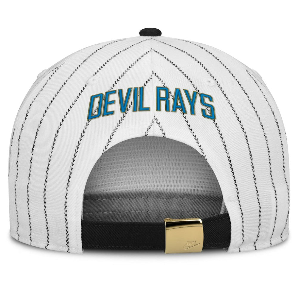 White/Black Tampa Bay Rays Nike Cooperstown Collection Pro Adjustable Hat