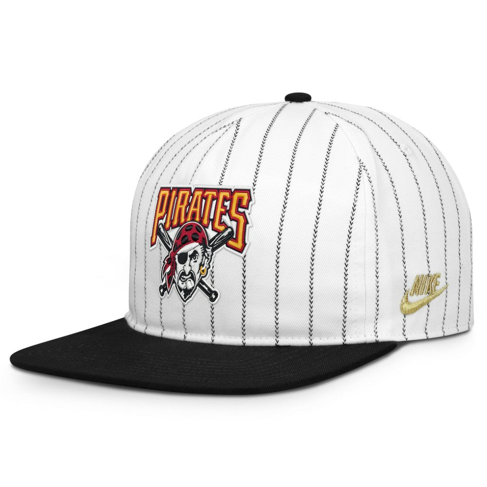 White/Black Pittsburgh Pirates Nike Cooperstown Collection Pro Adjustable Hat