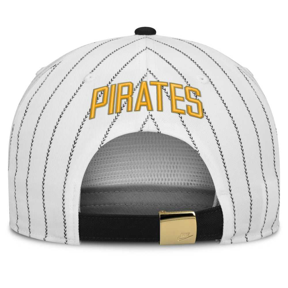White/Black Pittsburgh Pirates Nike Cooperstown Collection Pro Adjustable Hat