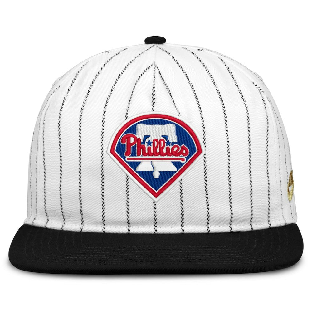 White/Black Philadelphia Phillies Nike Cooperstown Collection Pro Adjustable Hat