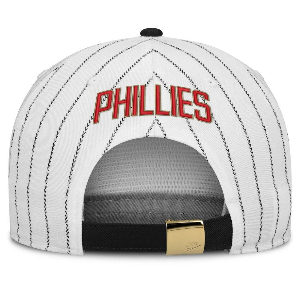 White/Black Philadelphia Phillies Nike Cooperstown Collection Pro Adjustable Hat