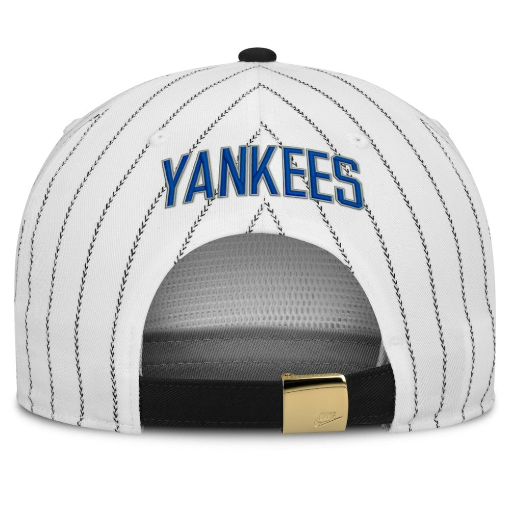 White/Black New York Yankees Nike Cooperstown Collection Pro Adjustable Hat