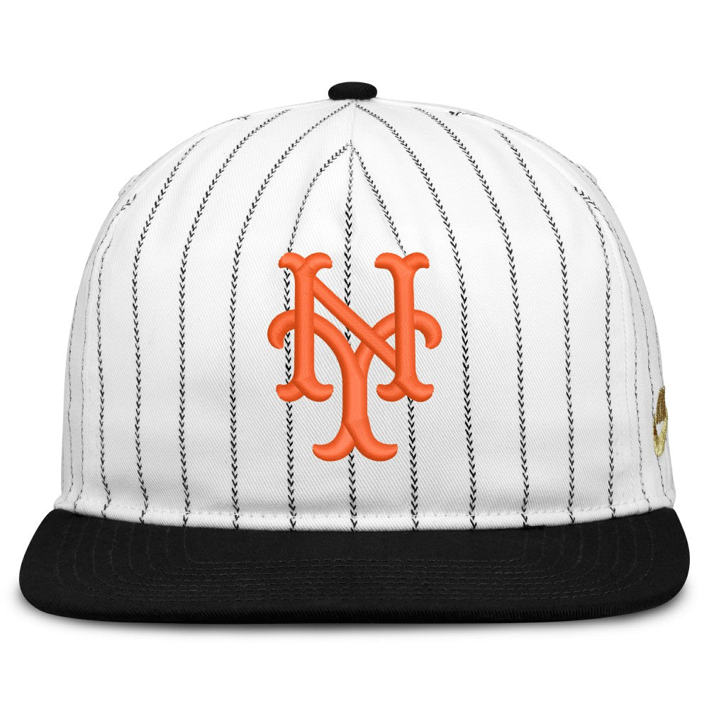 White/Black New York Mets Nike Cooperstown Collection Pro Adjustable Hat