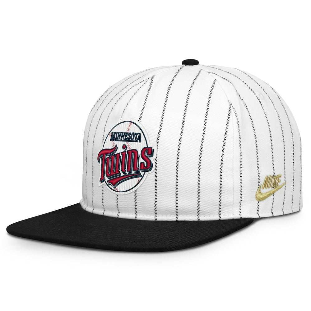 White/Black Minnesota Twins Nike Cooperstown Collection Pro Adjustable Hat