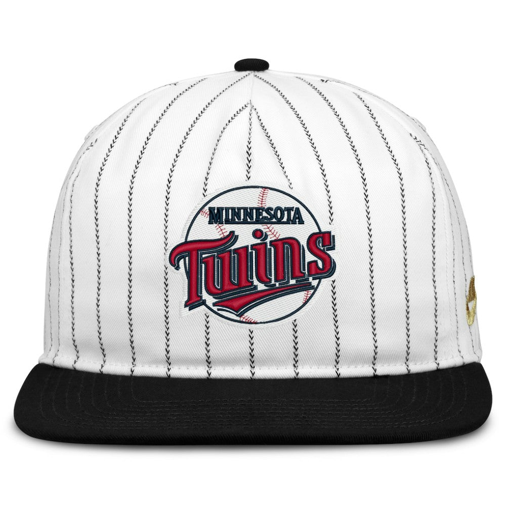 White/Black Minnesota Twins Nike Cooperstown Collection Pro Adjustable Hat