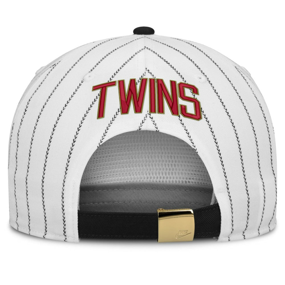 White/Black Minnesota Twins Nike Cooperstown Collection Pro Adjustable Hat