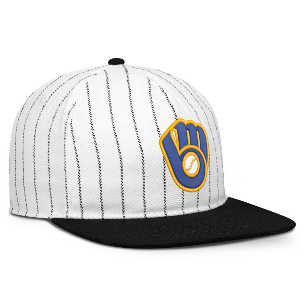 White/Black Milwaukee Brewers Nike Cooperstown Collection Pro Adjustable Hat
